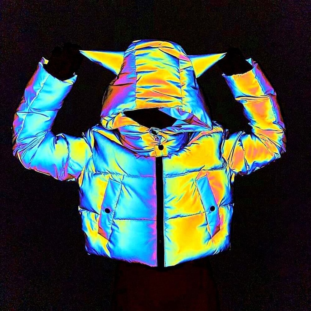 Current Mood Night Savage Signalz Reflective Jacket